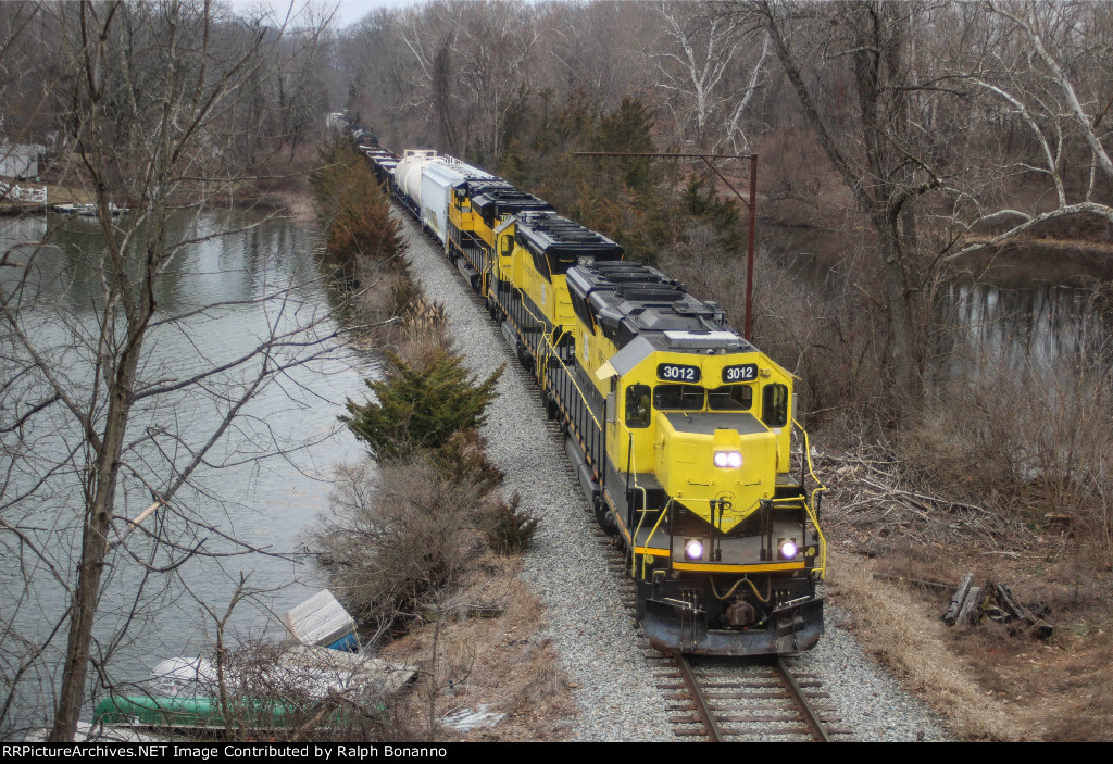 SU-99 under the old tell tale post and passing Lake Grinnell 